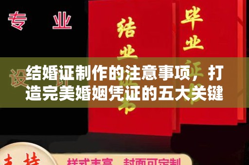 凯里结婚证制作的注意事项，打造完美婚姻凭证的五大关键点