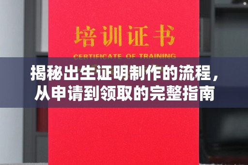 凯里揭秘出生证明制作的流程，从申请到领取的完整指南