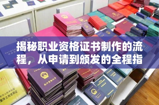 凯里揭秘职业资格证书制作的流程，从申请到颁发的全程指南